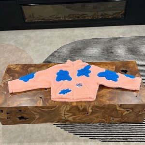 New Nike Project Uphoria Pink and Blue Fluffy Jacket